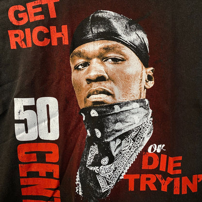 50 Cent Get Rich or Die Tryin T-Shirt Medium