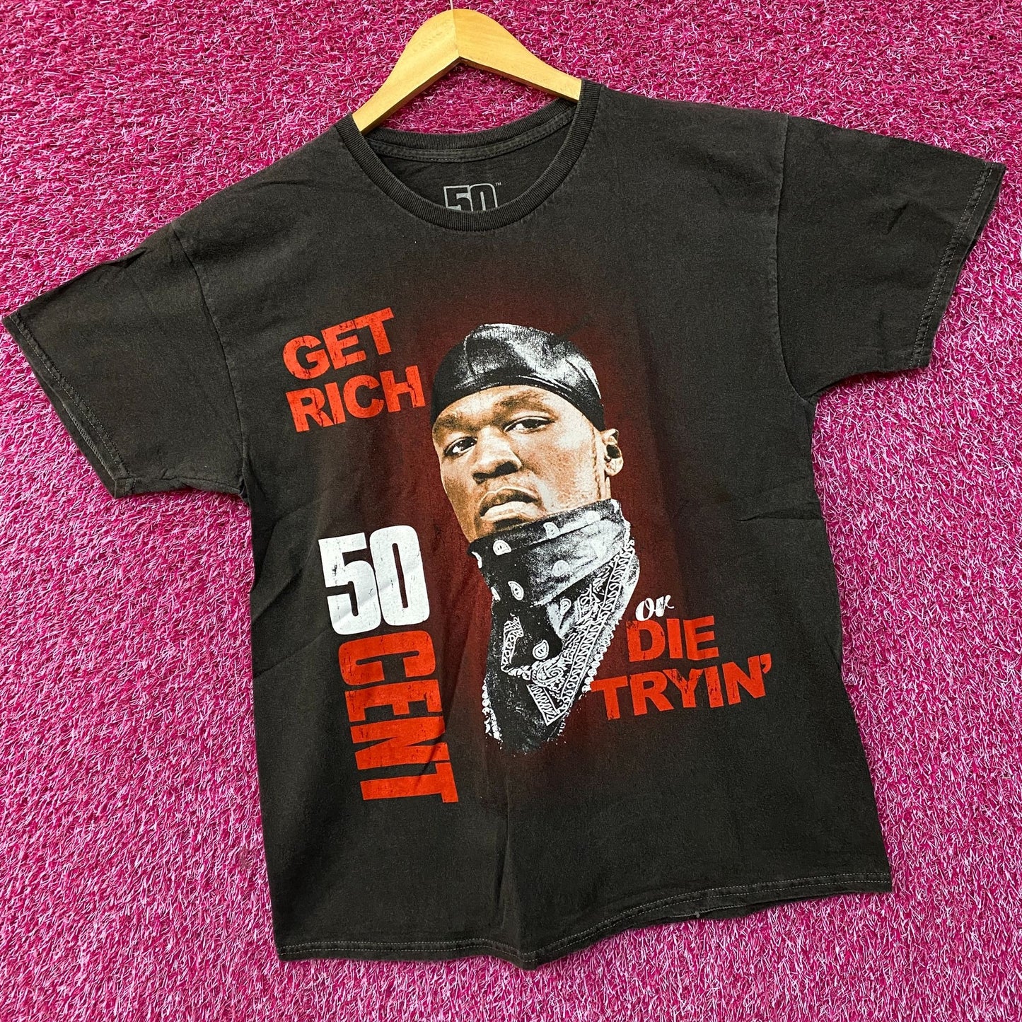 50 Cent Get Rich or Die Tryin T-Shirt Medium