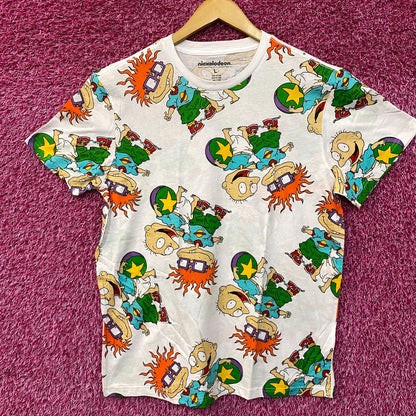Rugrats Tommy and Chucky all over print Tshirts size Large