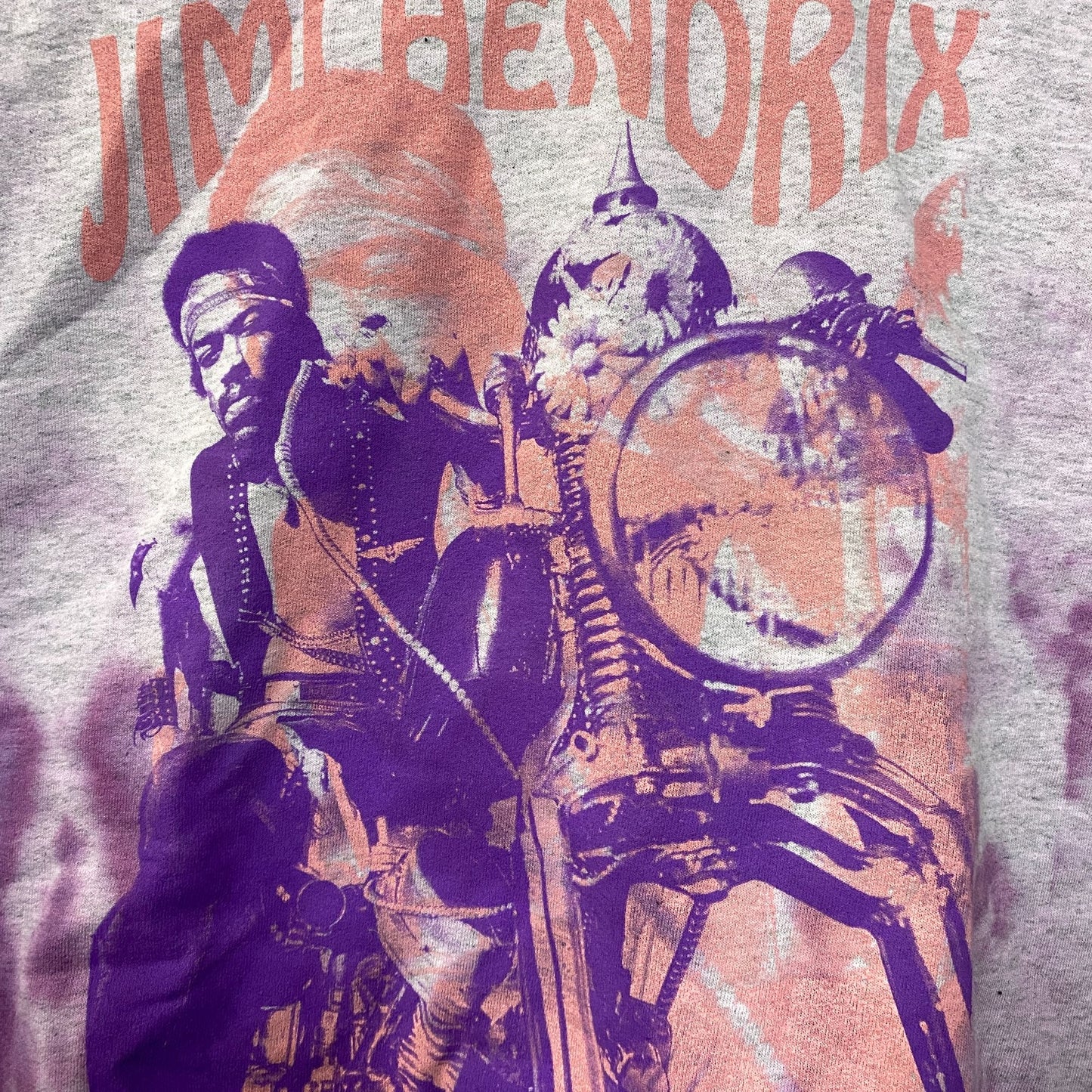 Jimi Hendrix Purple Haze Rock Legend Crewneck Sweater Medium