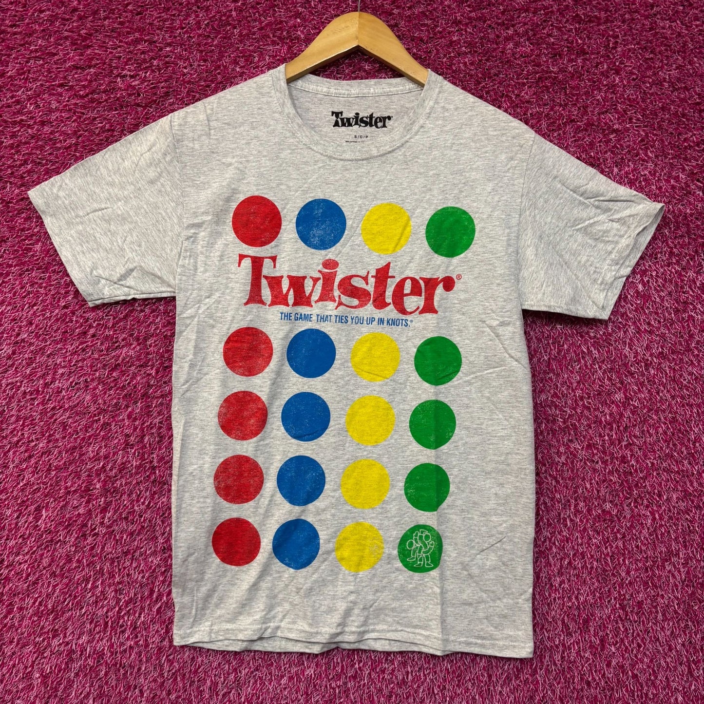 Twister Game Graphic Design T-Shirt Small
