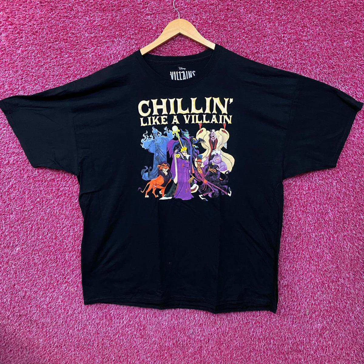 Disney Villains "Chillin' Like a Villain" Graphic T-Shirt 3XL