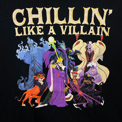 Disney Villains "Chillin' Like a Villain" Graphic T-Shirt 3XL