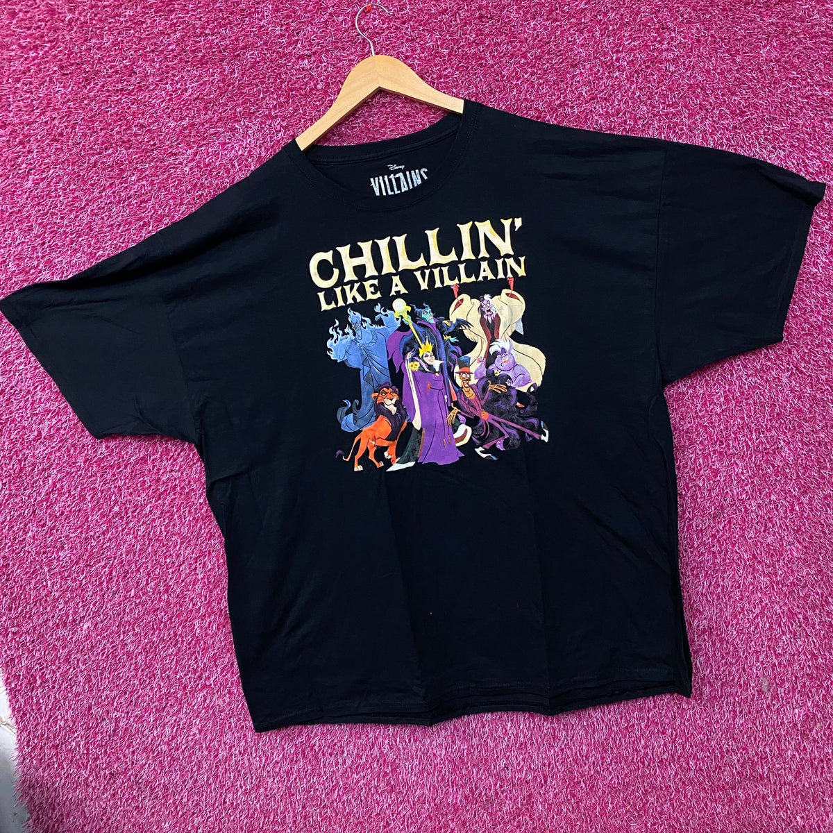 Disney Villains "Chillin' Like a Villain" Graphic T-Shirt 3XL