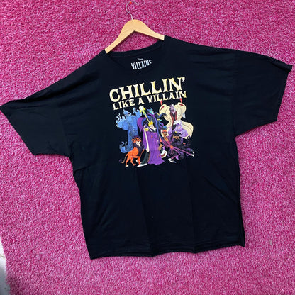 Disney Villains "Chillin' Like a Villain" Graphic T-Shirt 3XL