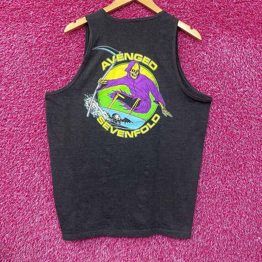 Avenged Sevenfold Gray Tank Top Large
