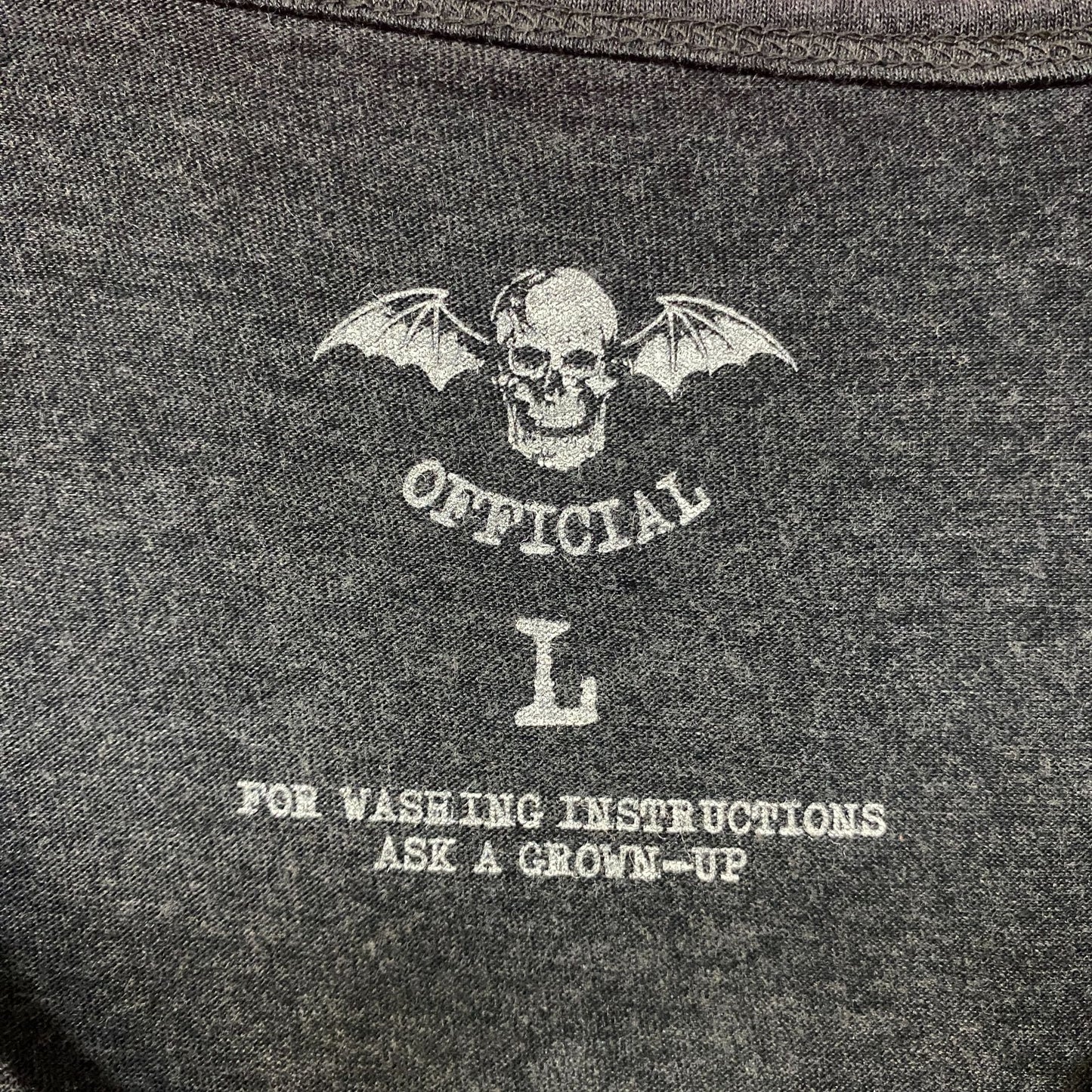 Avenged Sevenfold Gray Tank Top Large