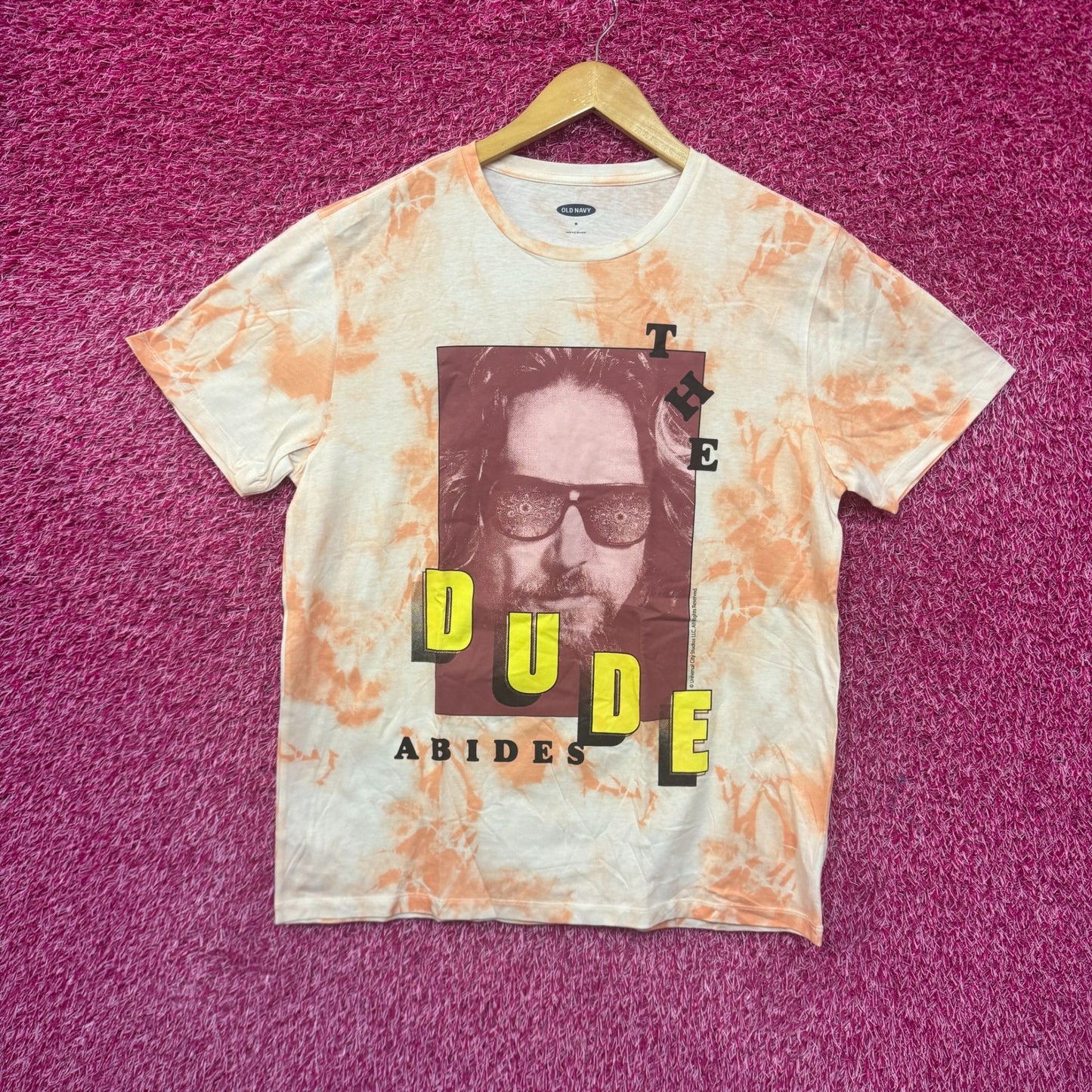 The Big Lebowski The Dude Abides Coen Bros Movie Tie Dye M