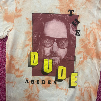 The Big Lebowski The Dude Abides Coen Bros Movie Tie Dye M