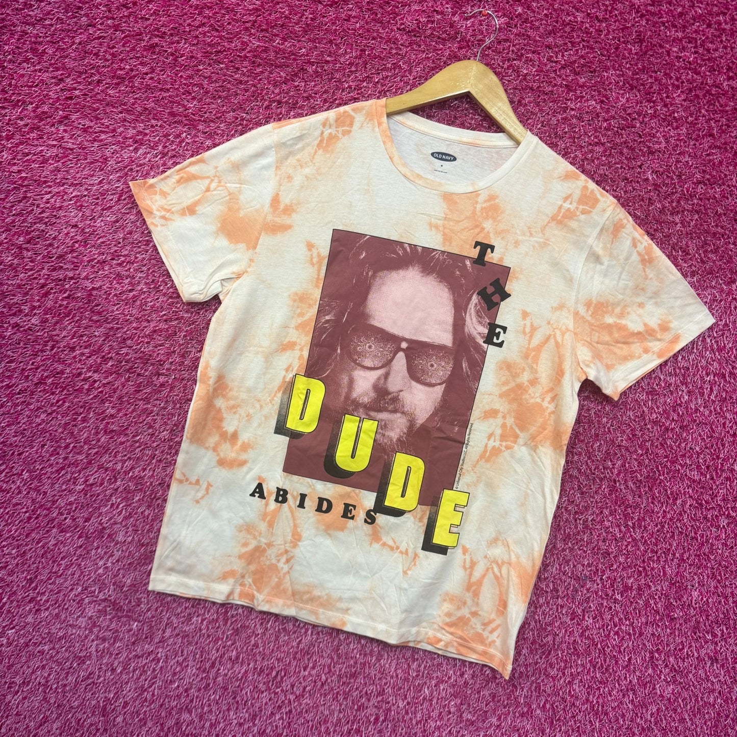 The Big Lebowski The Dude Abides Coen Bros Movie Tie Dye M