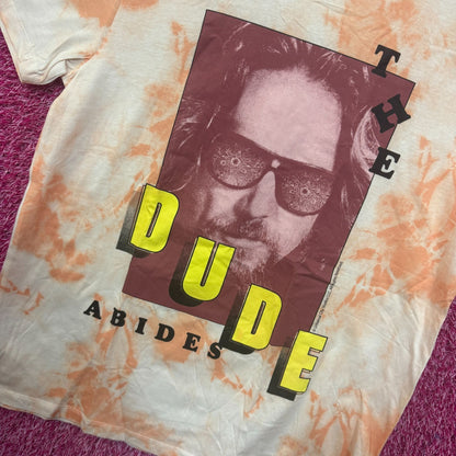 The Big Lebowski The Dude Abides Coen Bros Movie Tie Dye M