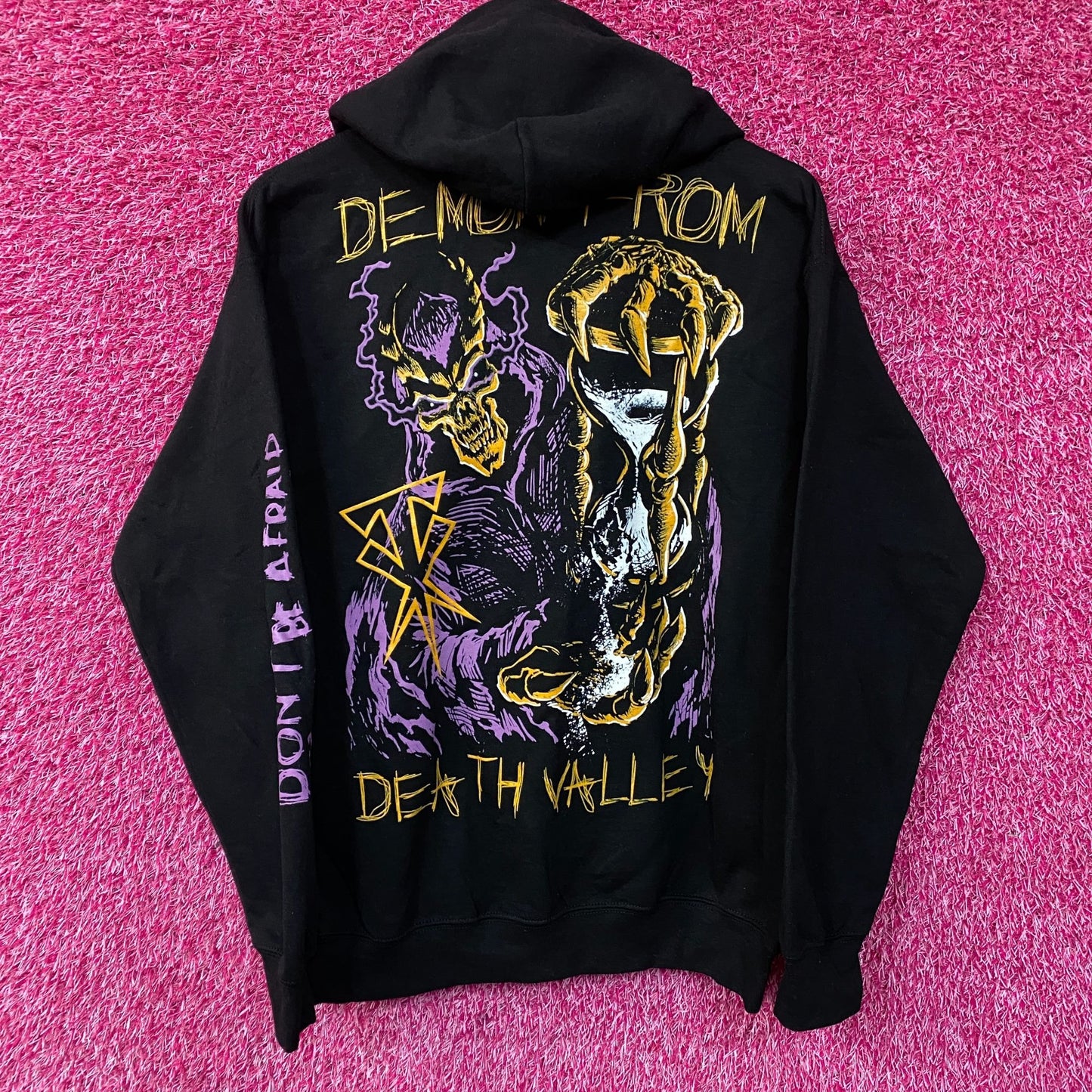 The Undertaker Demon Of Death Valley WWE Promo Hoodie Medium