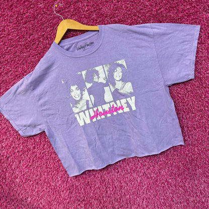 Whitney Houston Self Titled Album 1987 crop top size XL