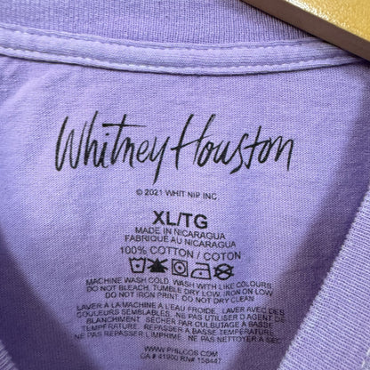 Whitney Houston Self Titled Album 1987 crop top size XL