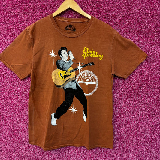 Elvis Presley Puffy Print Rock Tshirt size Medium