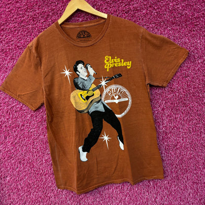 Elvis Presley Puffy Print Rock Tshirt size Medium
