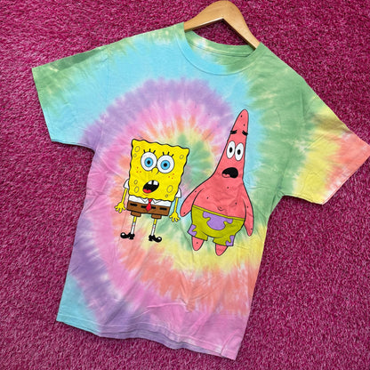 Sponge Bob Best Friends Forever tiedye T-shirt size medium