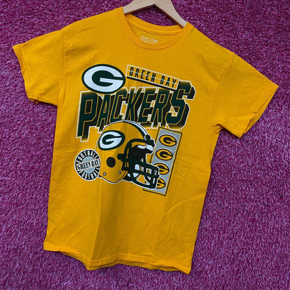 Junk Food Clothing NFL Green Bay Packers Checkdown Flea Market Tee Small