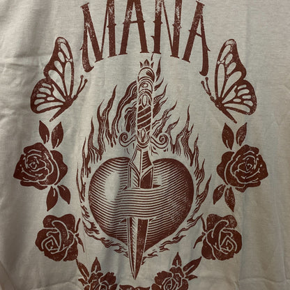 MANÁ Tour Heart GraphicT-Shirt Small