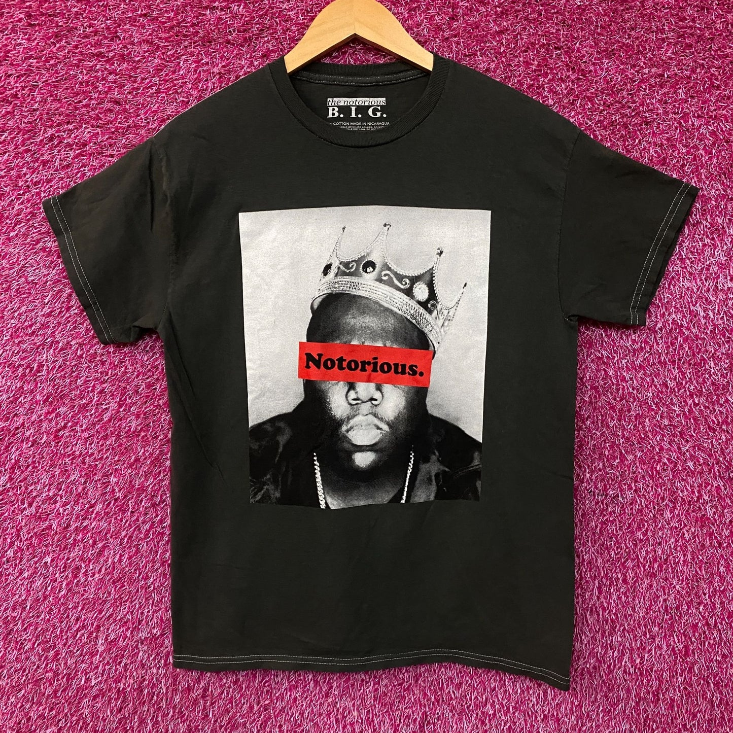 The Notorious B.I.G. King of New York Album Artwork Graphic T-Shirt Small