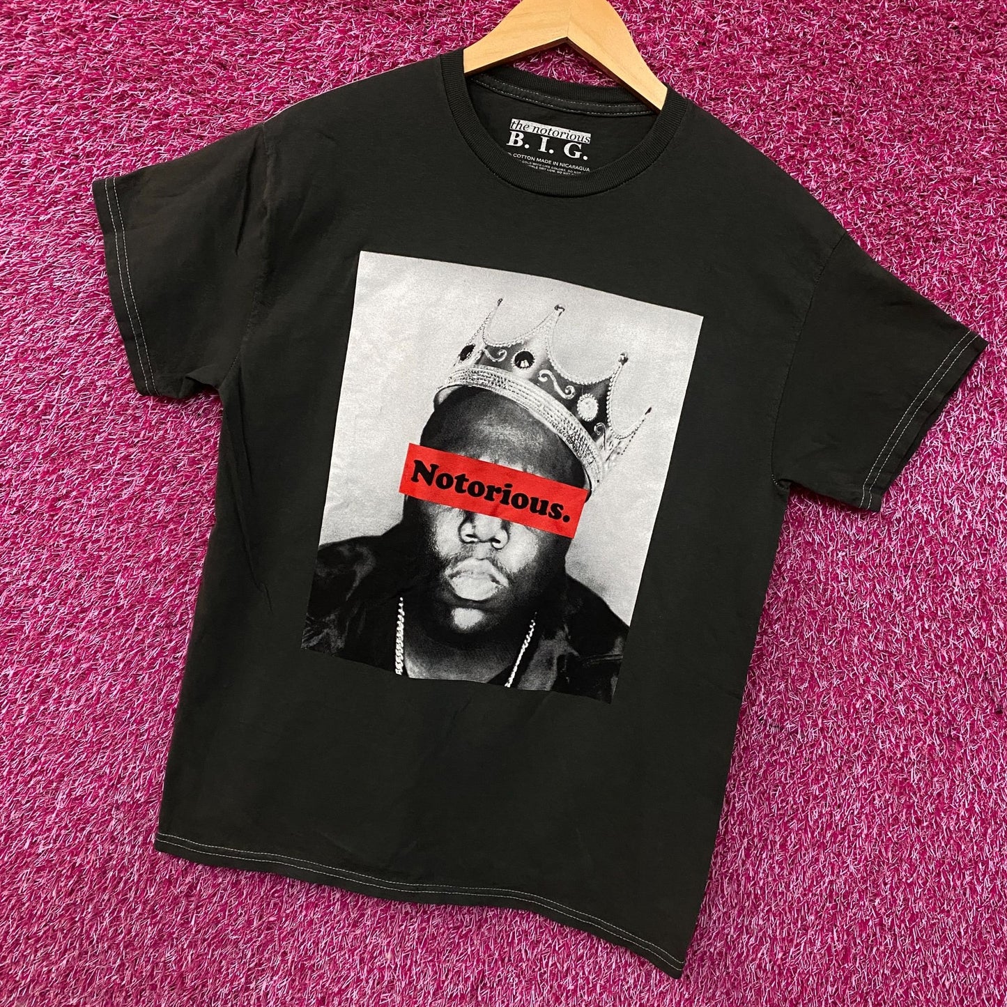 The Notorious B.I.G. King of New York Album Artwork Graphic T-Shirt Small