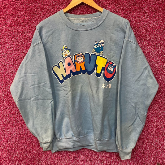 Nyaturo Kawaii Oversize Naruto Anime Crewneck Sweater Medium