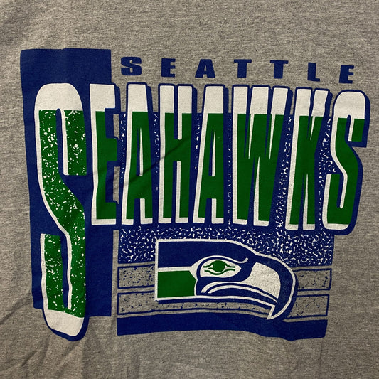 NFL Junk Food Seattle Seahawks Gray Tshirt Size Medium