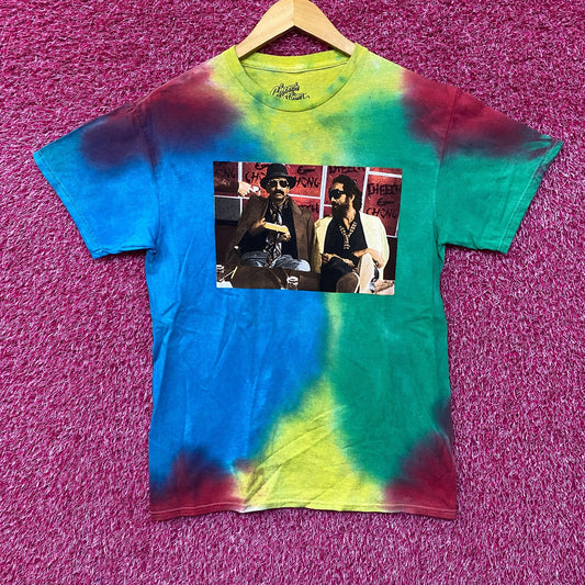 Cheech & Chong Graphic Print Tie Dye T-Shirt Small