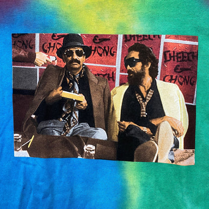 Cheech & Chong Graphic Print Tie Dye T-Shirt Small