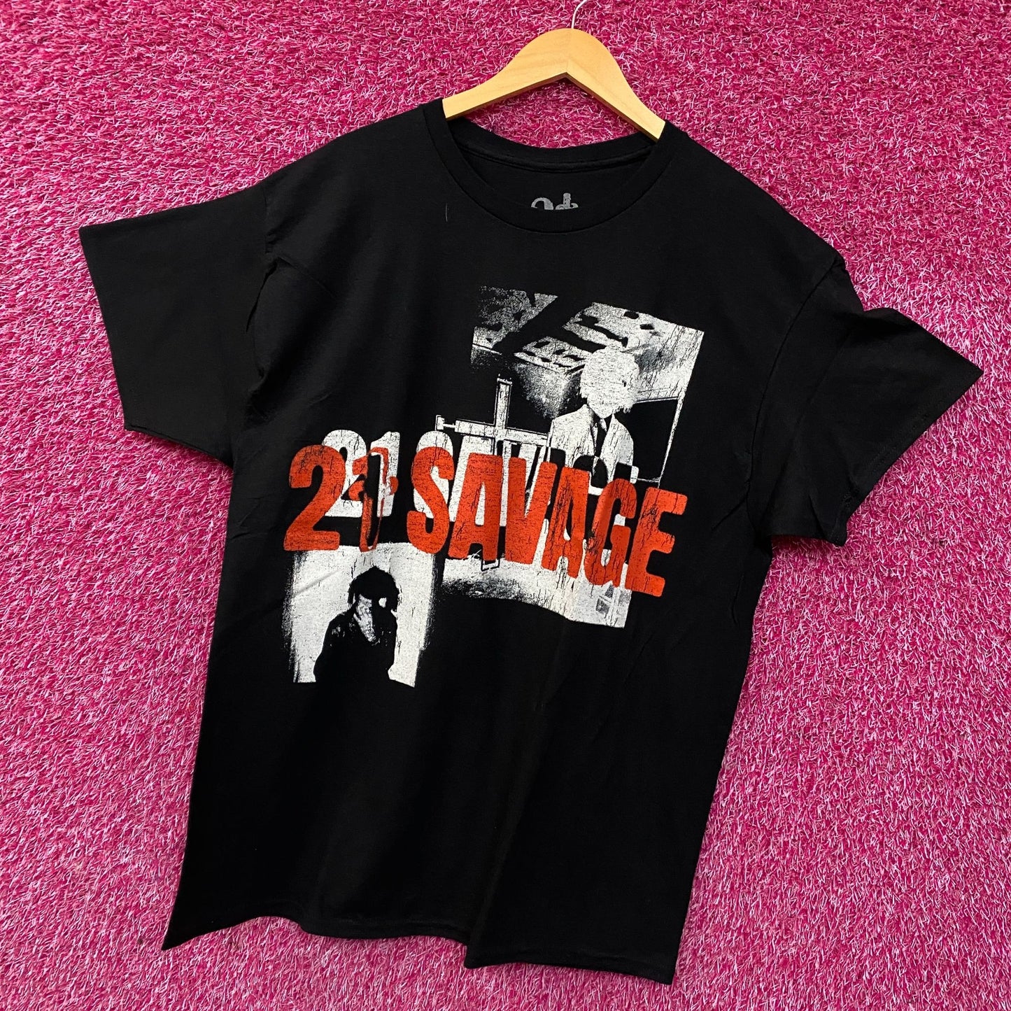 21 Savage American Dream Swords Two-Sided T-Shirt XL
