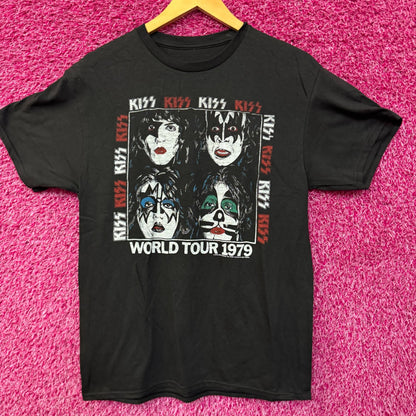 KISS Dynasty 1979 World Tour Poster Hard Rock Band Tee M