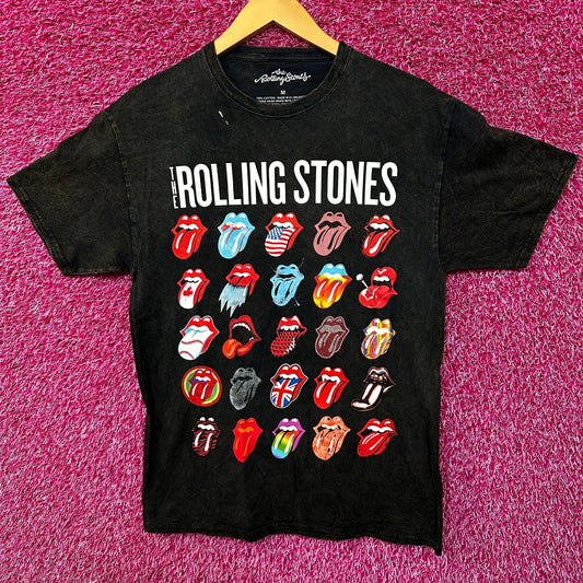 The Rolling Stones Around the World Mineral Wash tee Med