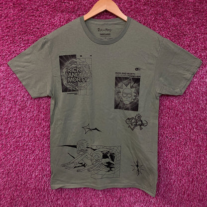 Rick and Morty Adult Swim Graphic T-Shirt Medium