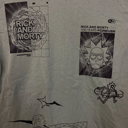 Rick and Morty Adult Swim Graphic T-Shirt Medium
