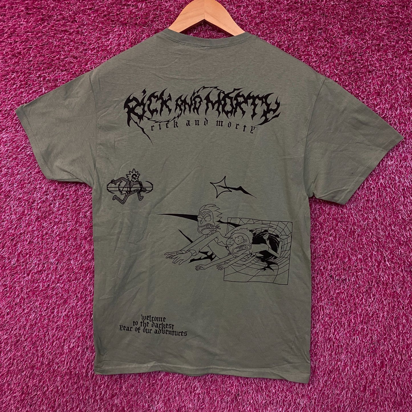 Rick and Morty Adult Swim Graphic T-Shirt Medium