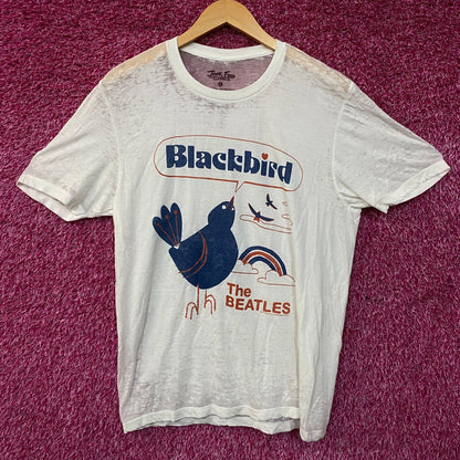 Junk Food Clothing Women's The Beatles "Blackbird" Graphic Tee Small