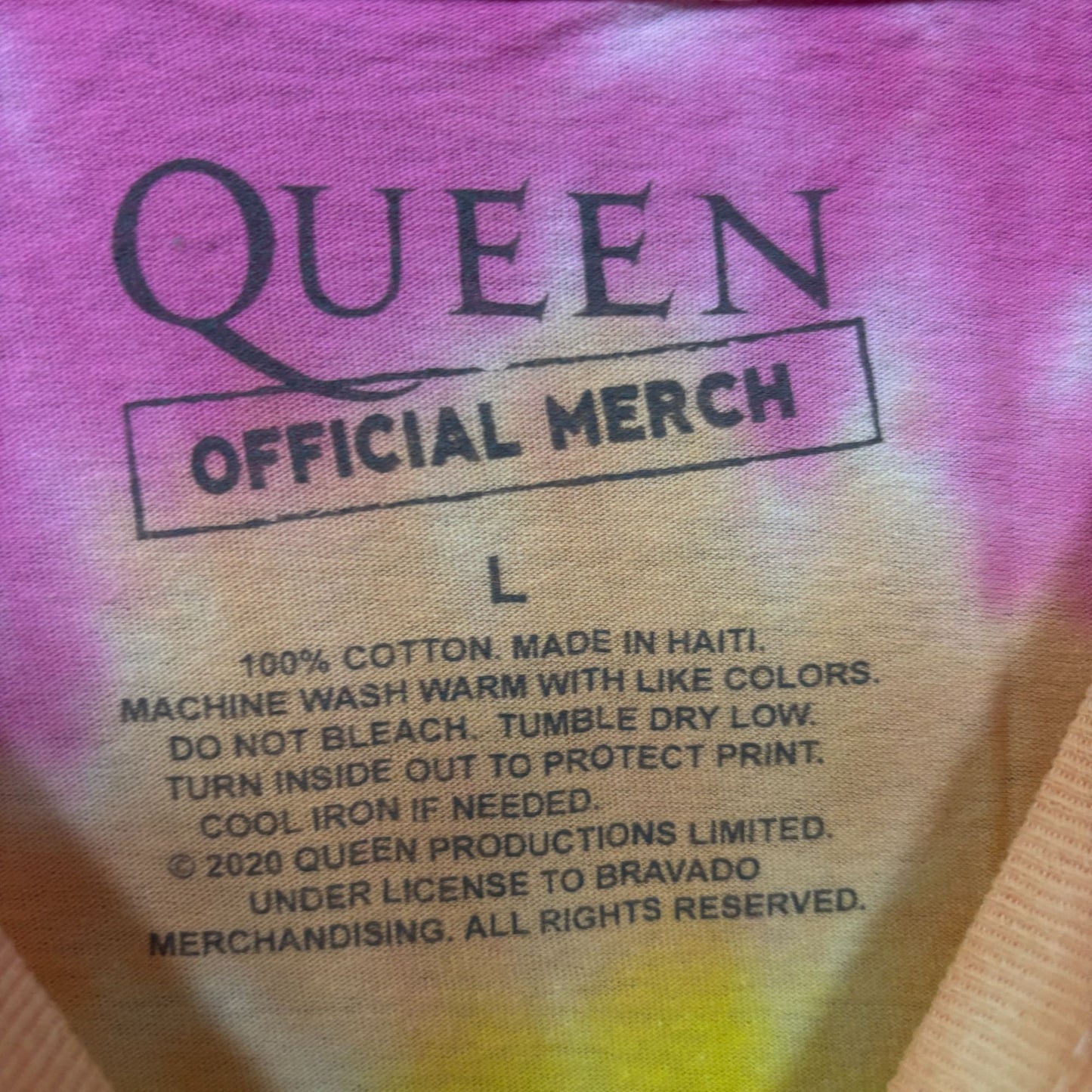 Queen A Night at the Opera Bohemian Rhapsody Rock Tie Dye large