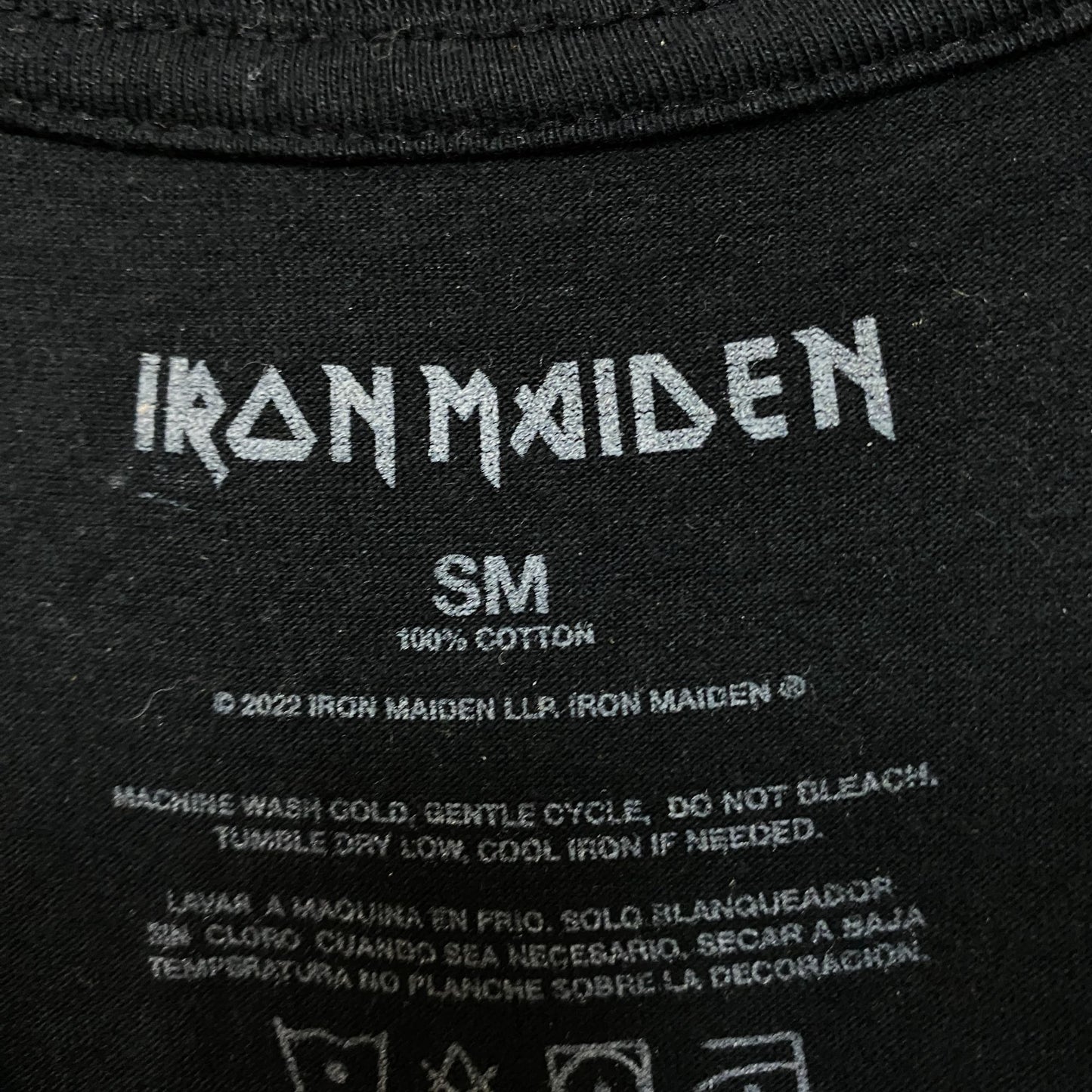 Iron Maiden Senjutsu Cover Rock tshirt size Small