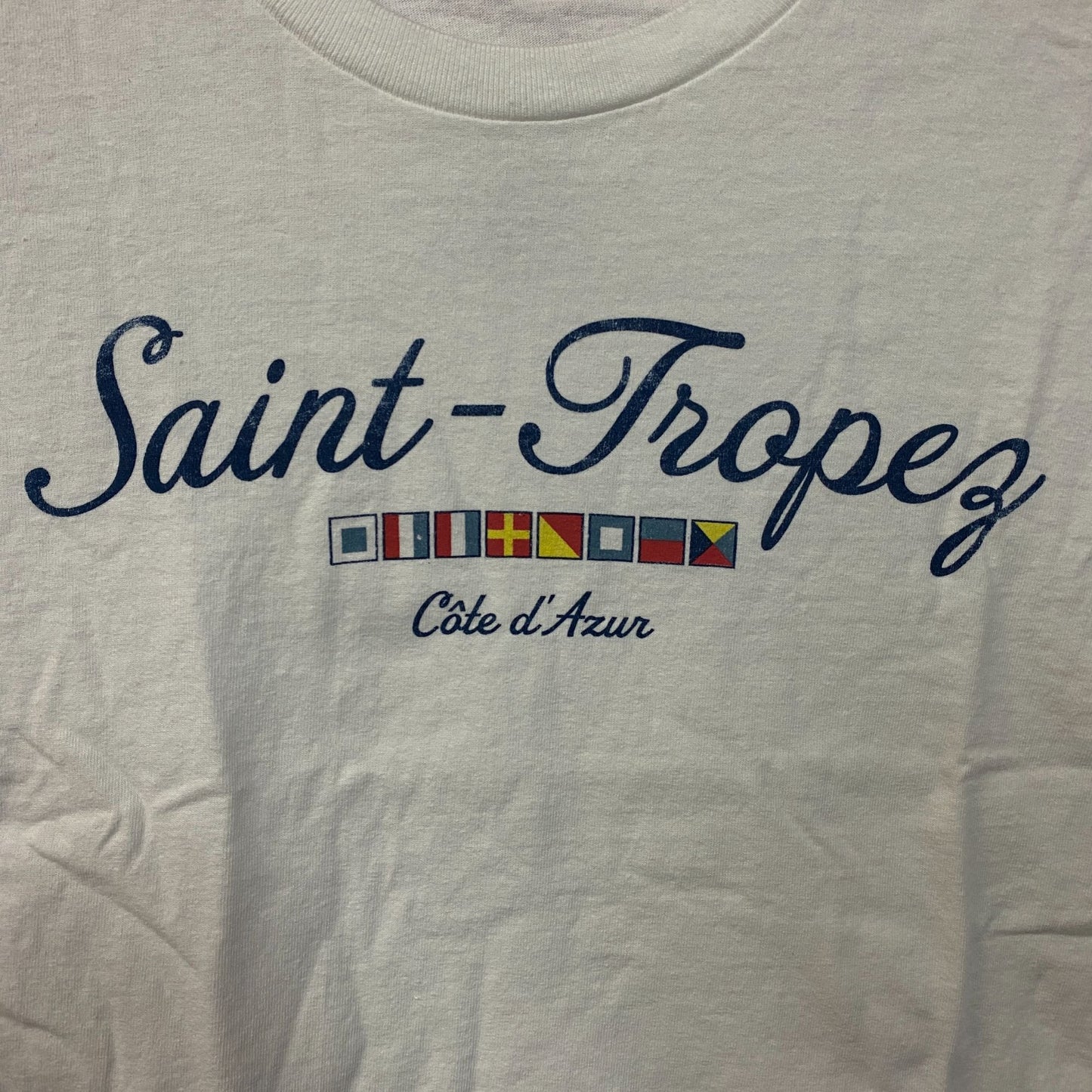 Junk Food Sommer Saint-Tropez Côte d'Azur Crop Tee Small