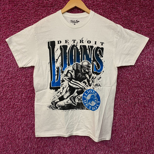 Junk Food Clothing NFL Detroit Lions Rushing Flea Market T-Shirt Small