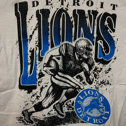 Junk Food Clothing NFL Detroit Lions Rushing Flea Market T-Shirt Small