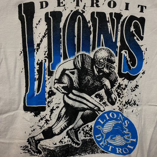 Junk Food Clothing NFL Detroit Lions Rushing Flea Market T-Shirt Small