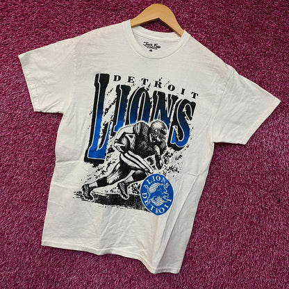 Junk Food Clothing NFL Detroit Lions Rushing Flea Market T-Shirt Small