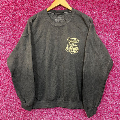 Miller High Life Sport's Man Club crewneck size medium