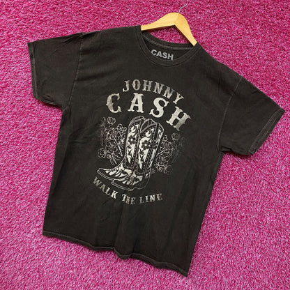 Johnny Cash Walk The Line Tshirt size large