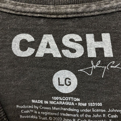Johnny Cash Walk The Line Tshirt size large