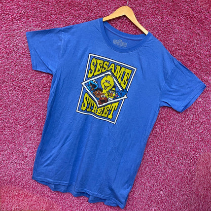 Sesame Street animated blue Tshirt size Extra Large