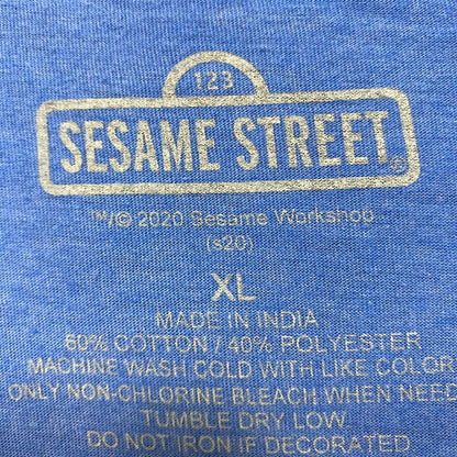 Sesame Street animated blue Tshirt size Extra Large