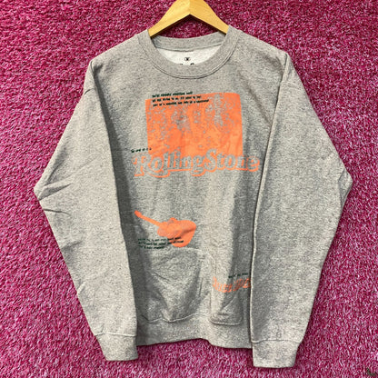 Rolling Stones Graphic Crewneck Sweatshirt Medium
