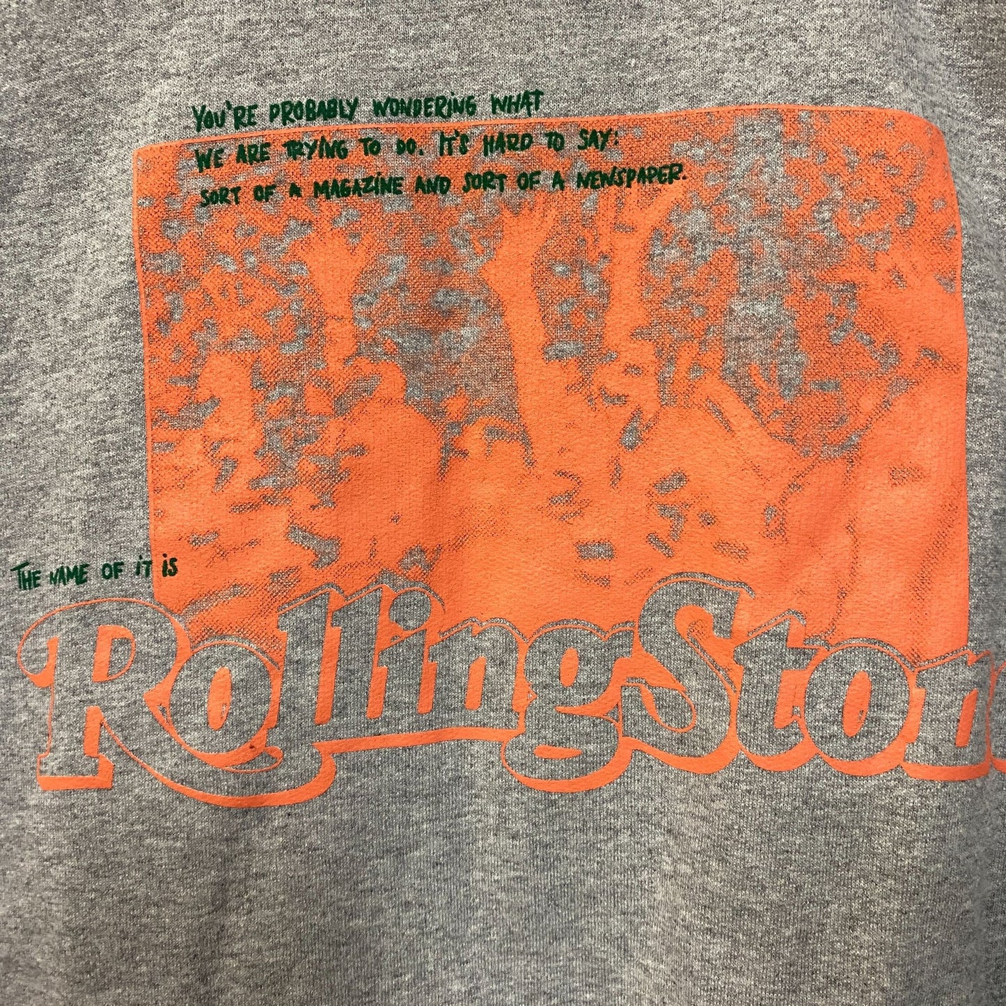Rolling Stones Graphic Crewneck Sweatshirt Medium